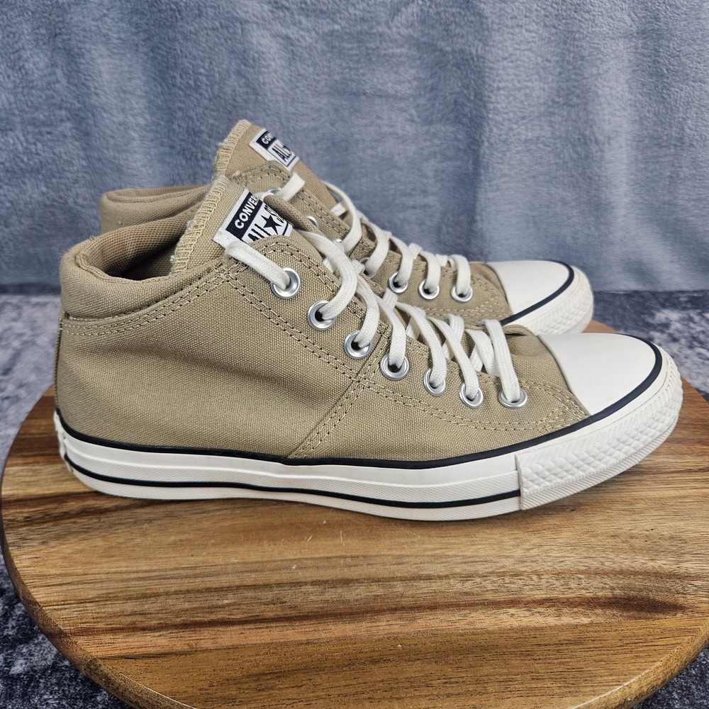 Converse Chuck Taylor All Star 2 Shoes Womens Size 8 Beige Canvas Sneakers Khaki